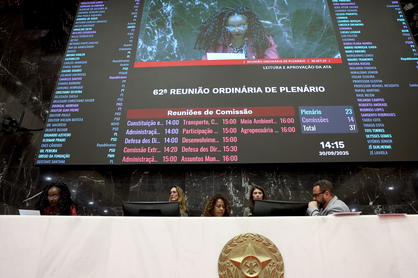Reunião Ordinária - tarde - análise de proposições