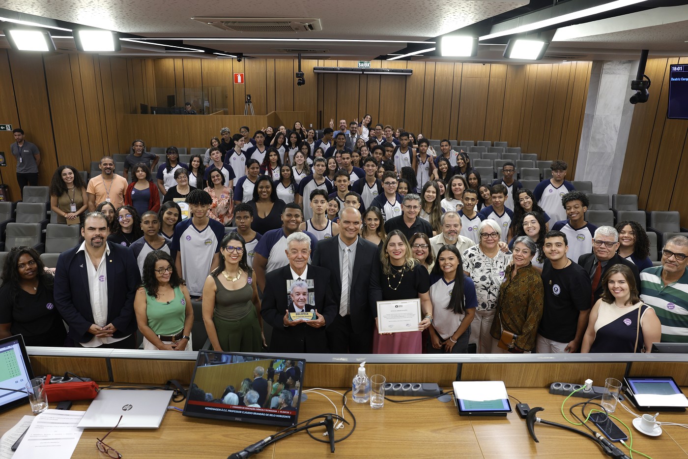 Comissão de Educação, Ciência e Tecnologia - homenagem aos 70 anos da Escola Estadual Professor Cláudio Brandão
