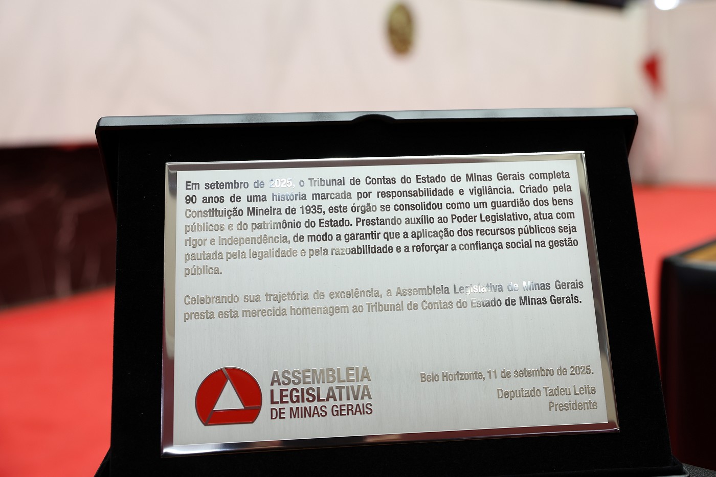 Reunião Especial - homenagem aos 90 anos do TCE-MG