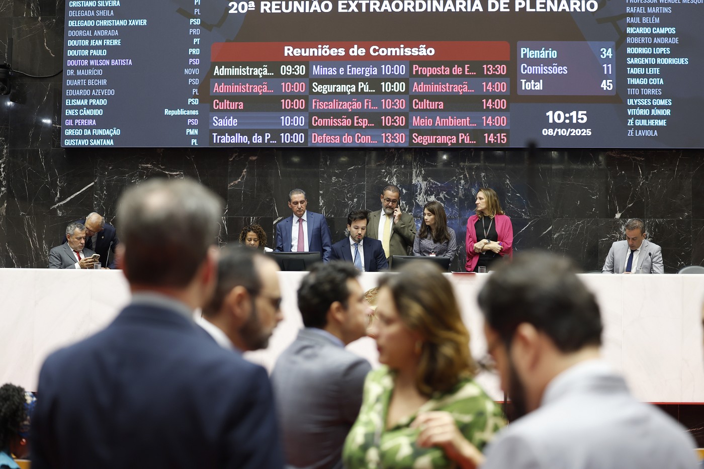 Reunião Extraordinária - manhã - análise de proposições
