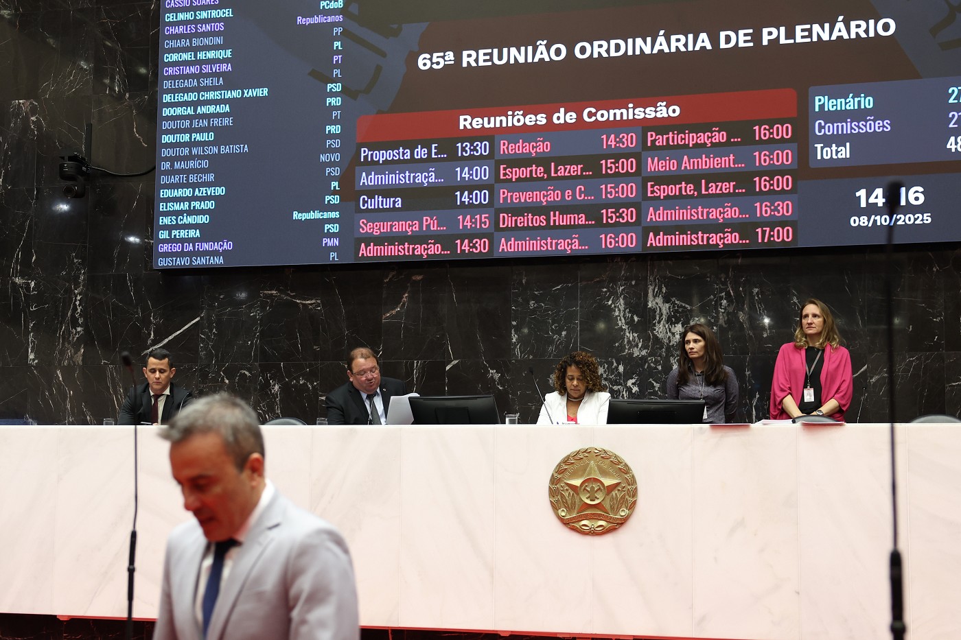 Reunião Ordinária - tarde - análise de proposições