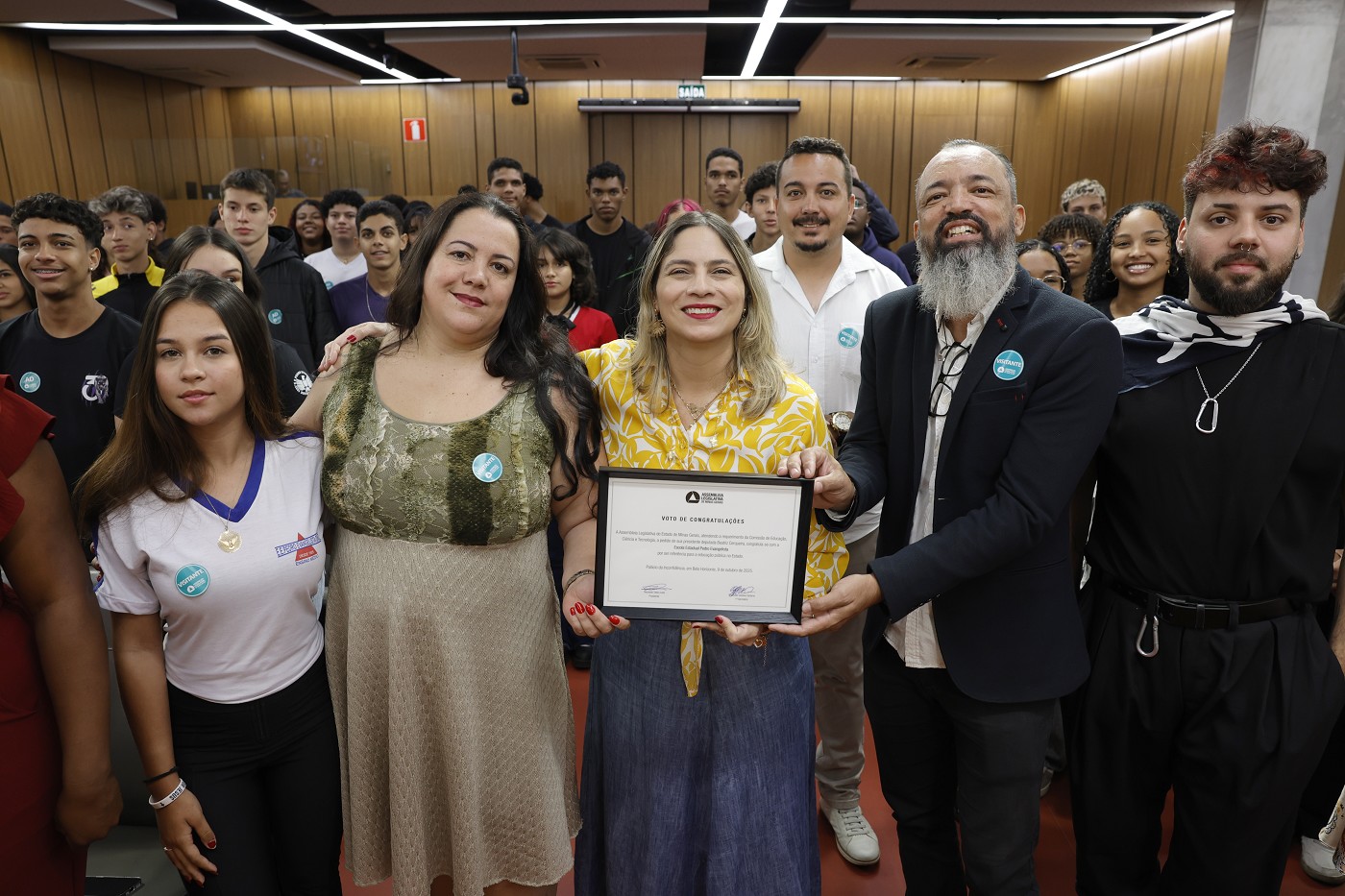 Comissão de Educação, Ciência e Tecnologia - homenagem à Escola Pedro Evangelista Diniz