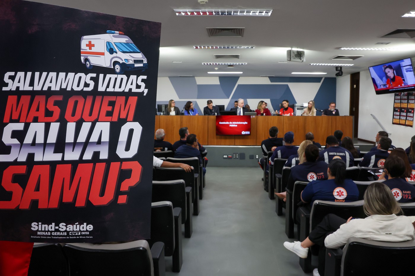 Comissão de Administração Pública - debate sobre as condições de trabalho, custeio e financiamento do Samu