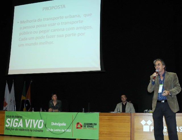 Jadir Raimundo da Silva defendeu melhoria no transporte público para diminuir o uso de automóveis ou motocicletas
