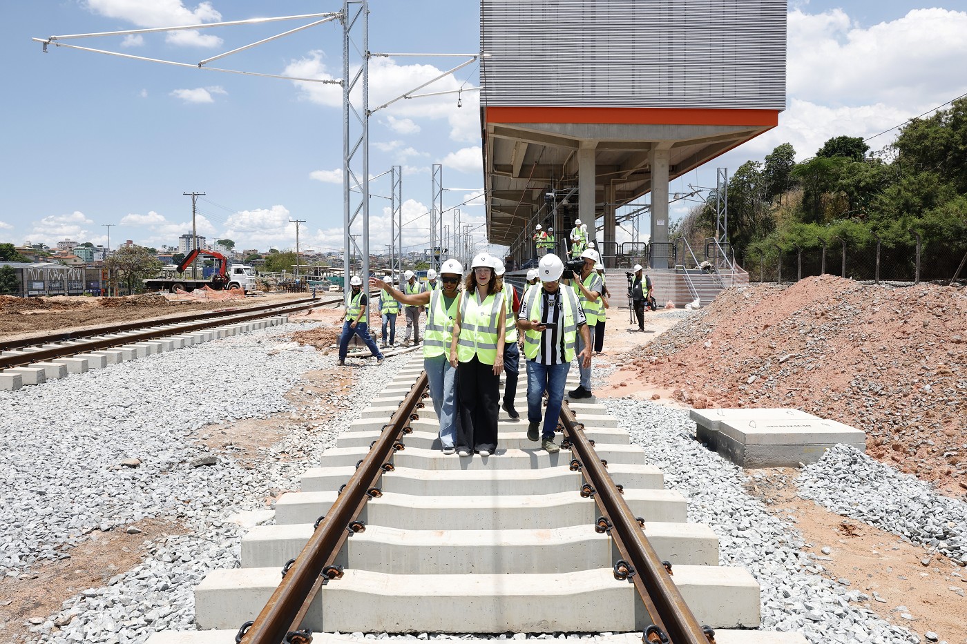 Comissão de Direitos Humanos - visita às obras da extensão da Linha 1 do metrô da Estação Novo Eldorado