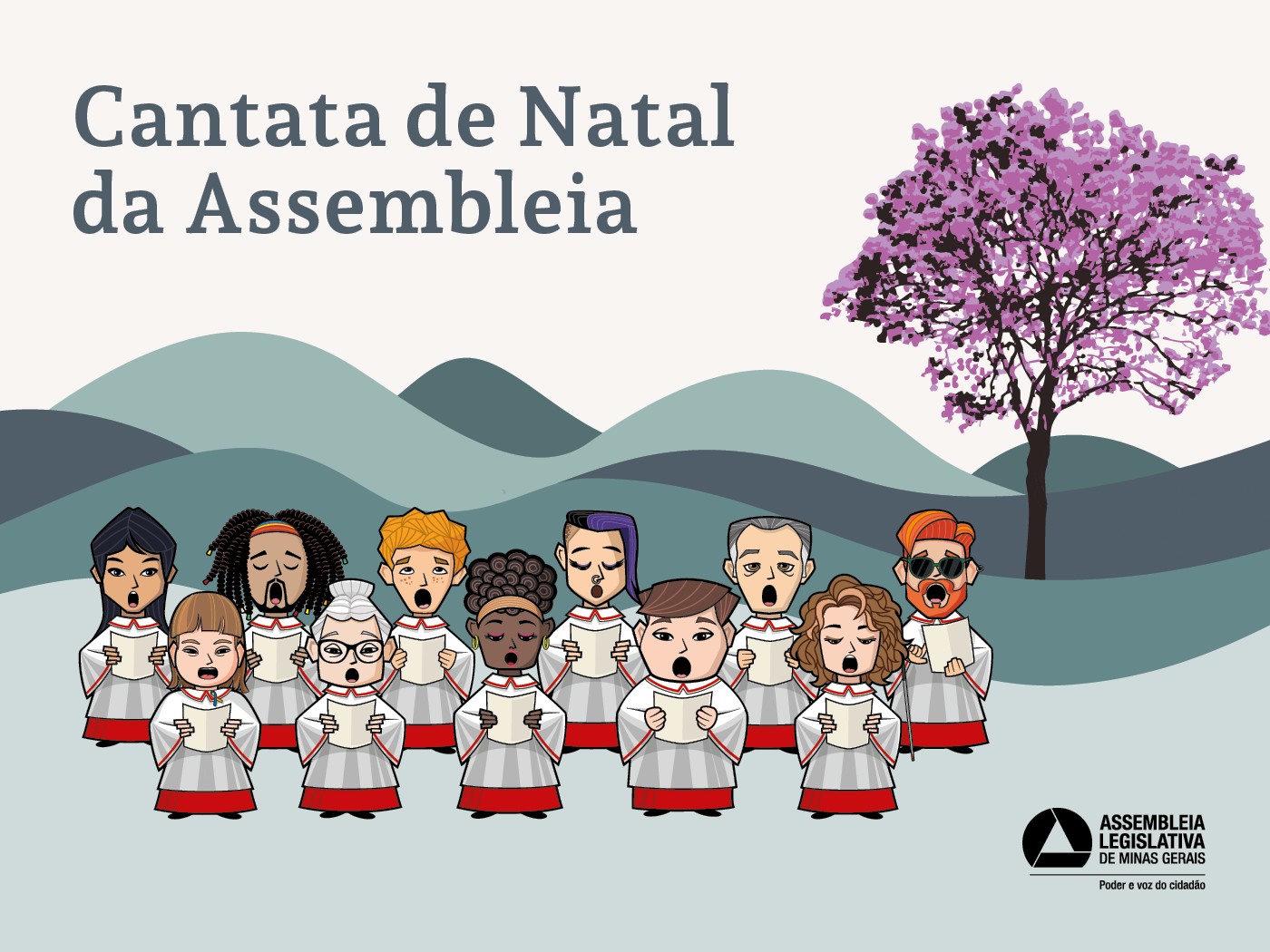 Comunicação Interna - Cantata de Natal - Identidade Visual - 2025