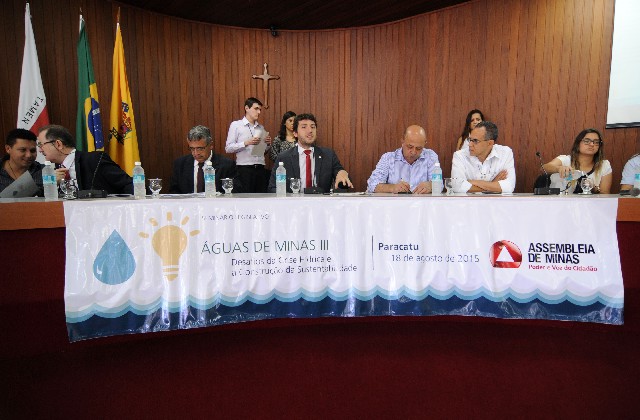 O Seminário Legislativo Águas de Minas III foi organizado pela ALMG em Paracatu com o objetivo principal de discutir o uso racional dos recursos hídricos
