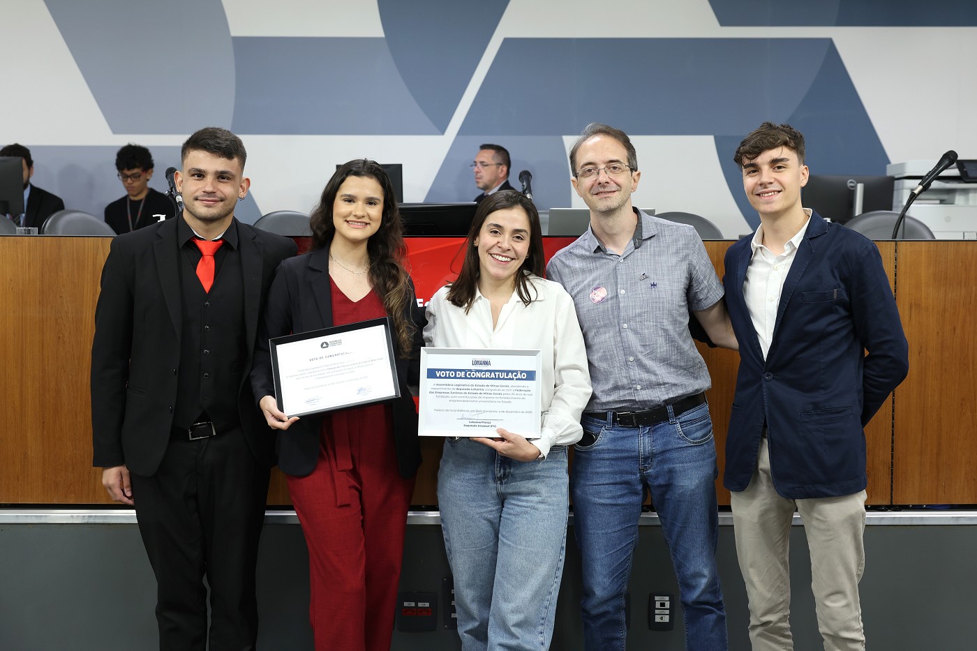 Comissão de Educação, Ciência e Tecnologia - hoemagem à Fejemg