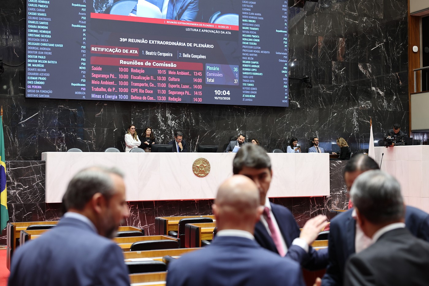 Reunião Extraordinária - manhã - análise de proposições