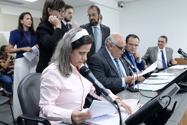A relatora do projeto foi a deputada Celise Laviola (à esquerda)
