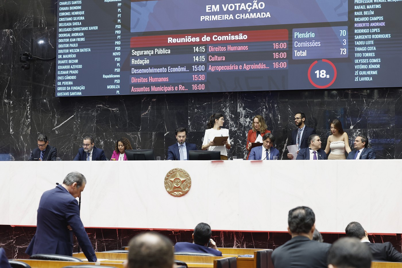 Reunião Ordinária - tarde - análise de proposições