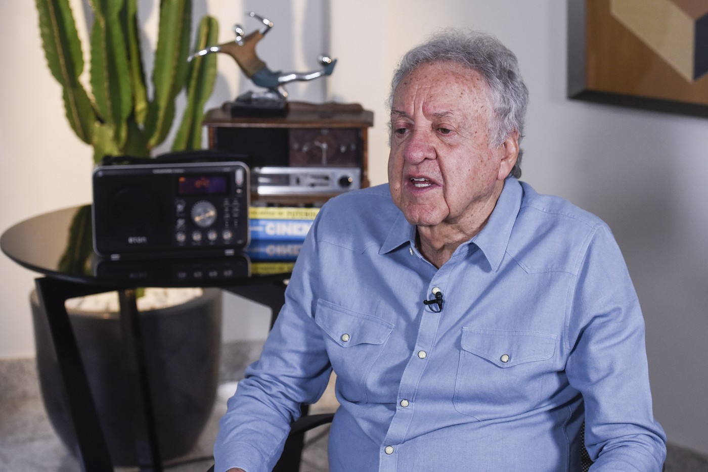 Gravação do programa Memória e Poder - Emanuel Carneiro