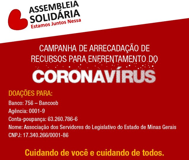 Assembleia Solidária 2020 - enfrentamento ao Coronavírus