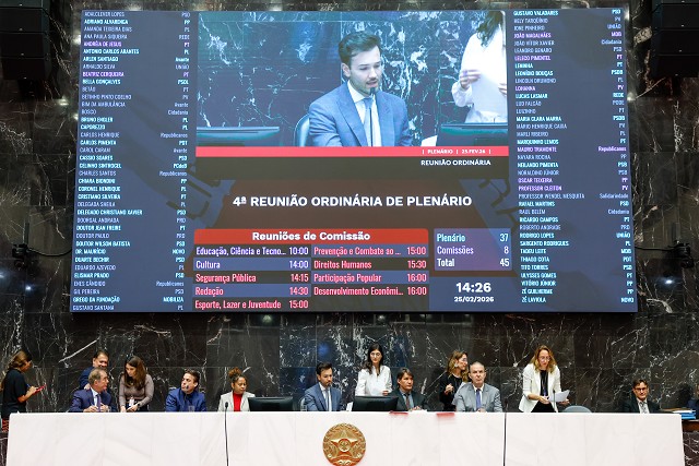 Reunião Ordinária de Plenário - análise de proposições