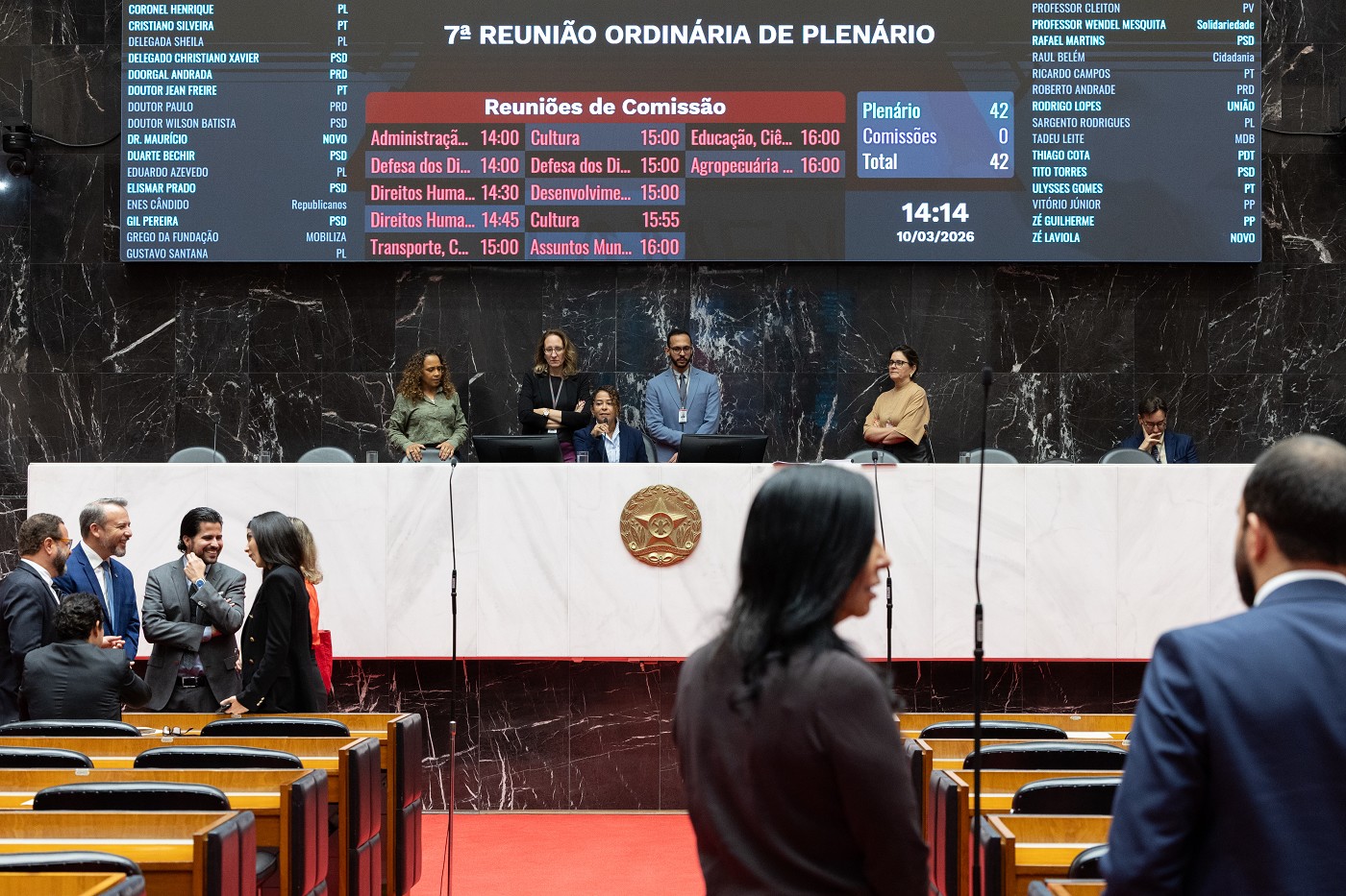 Reunião Ordinária - tarde - análise de proposições