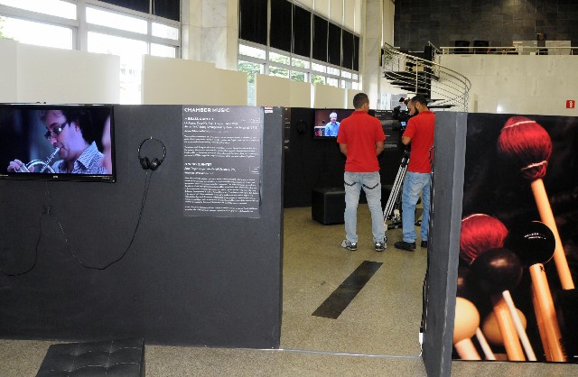 Exposição Música sem mistério da Orquestra Filarmônica de Minas Gerais