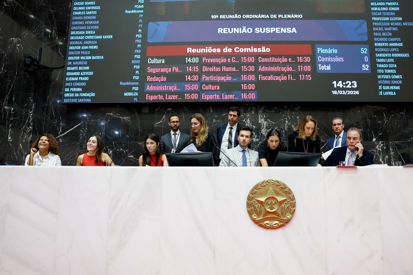 Reunião Ordinária - tarde - análise de proposições