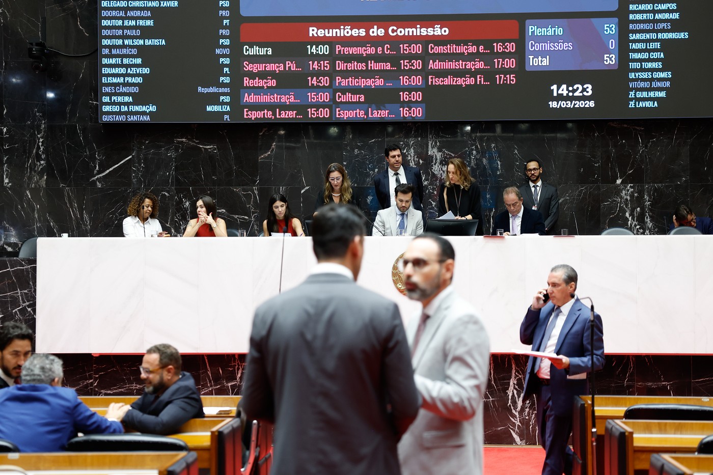 Reunião Ordinária - tarde - análise de proposições