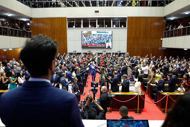 Solenidade de posse do governador do Estado - Reunião Solene