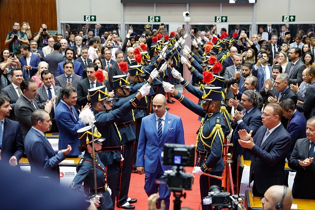 Solenidade de posse do governador do Estado - Reunião Solene