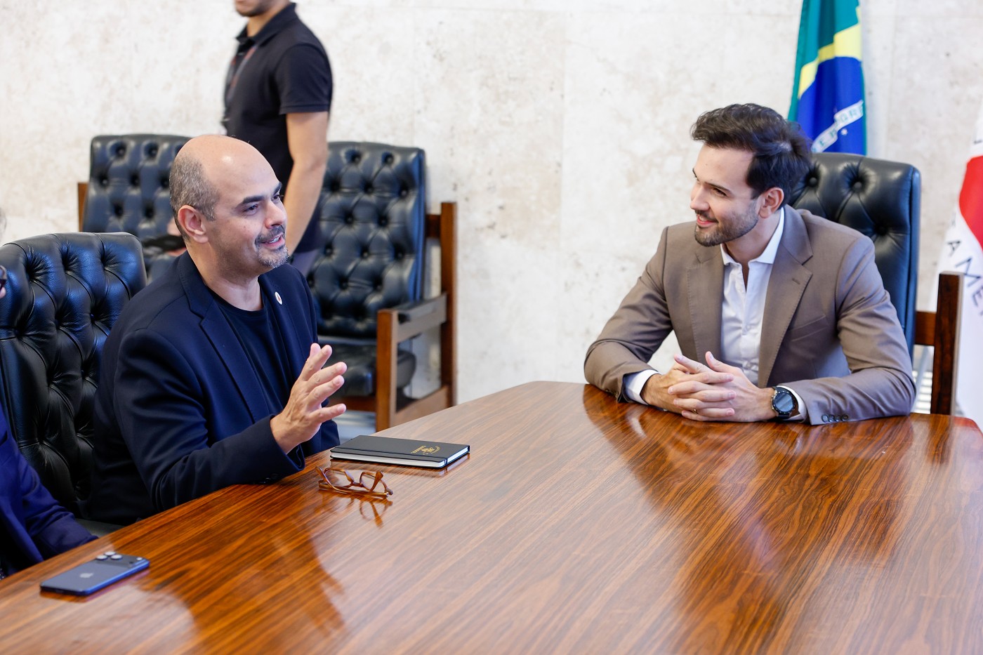 Visita do governador ao presidente da ALMG