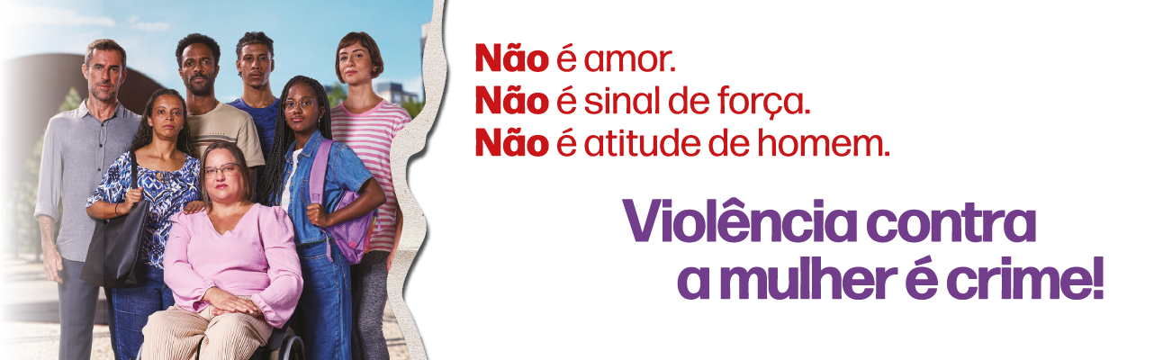 texto: Violência contra a mulher é crime