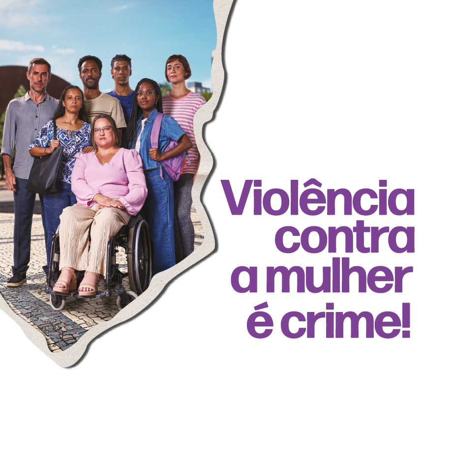 texto: Violência contra mulher é crime