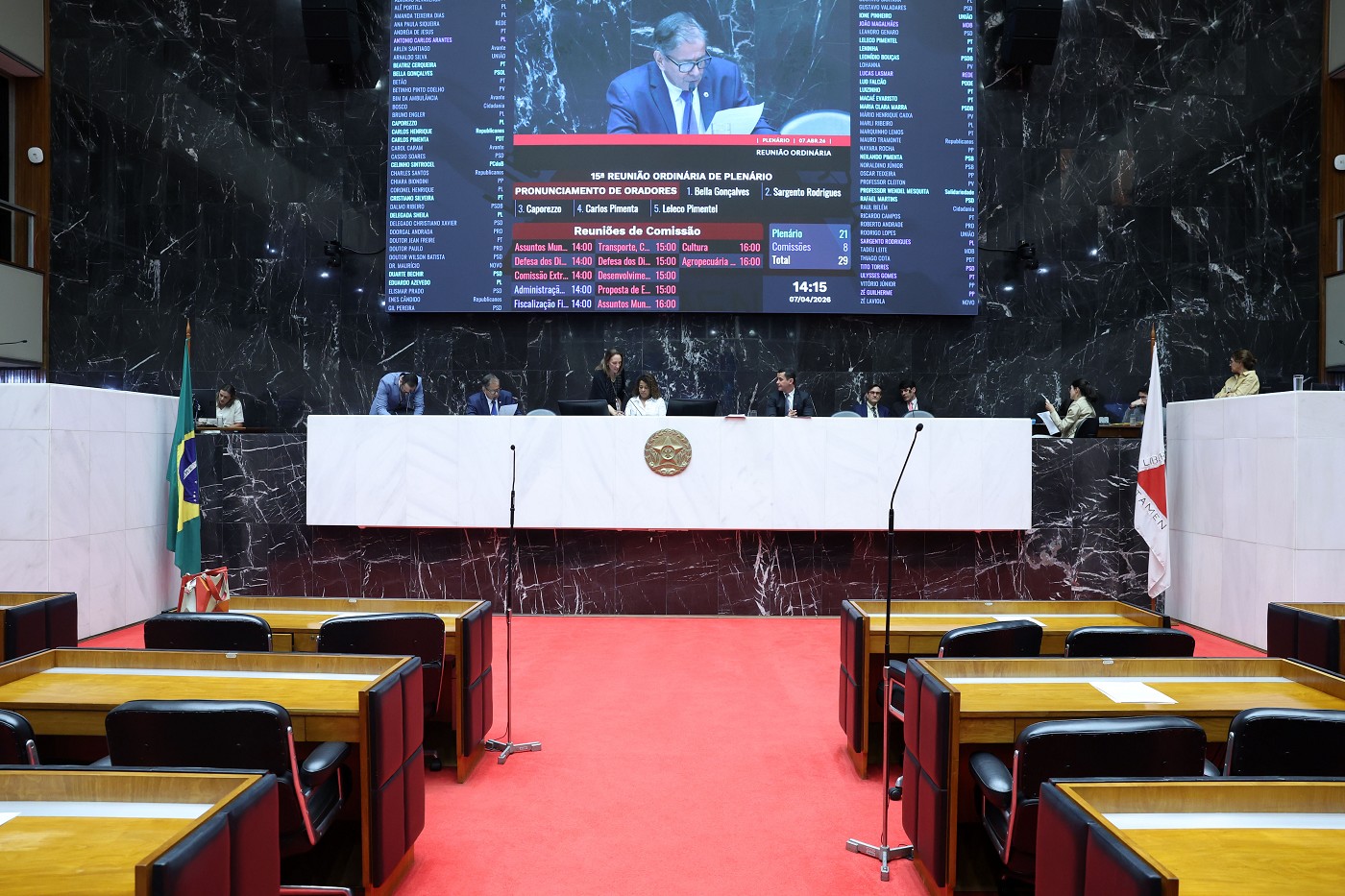 Reunião Ordinária - tarde - análise de proposições