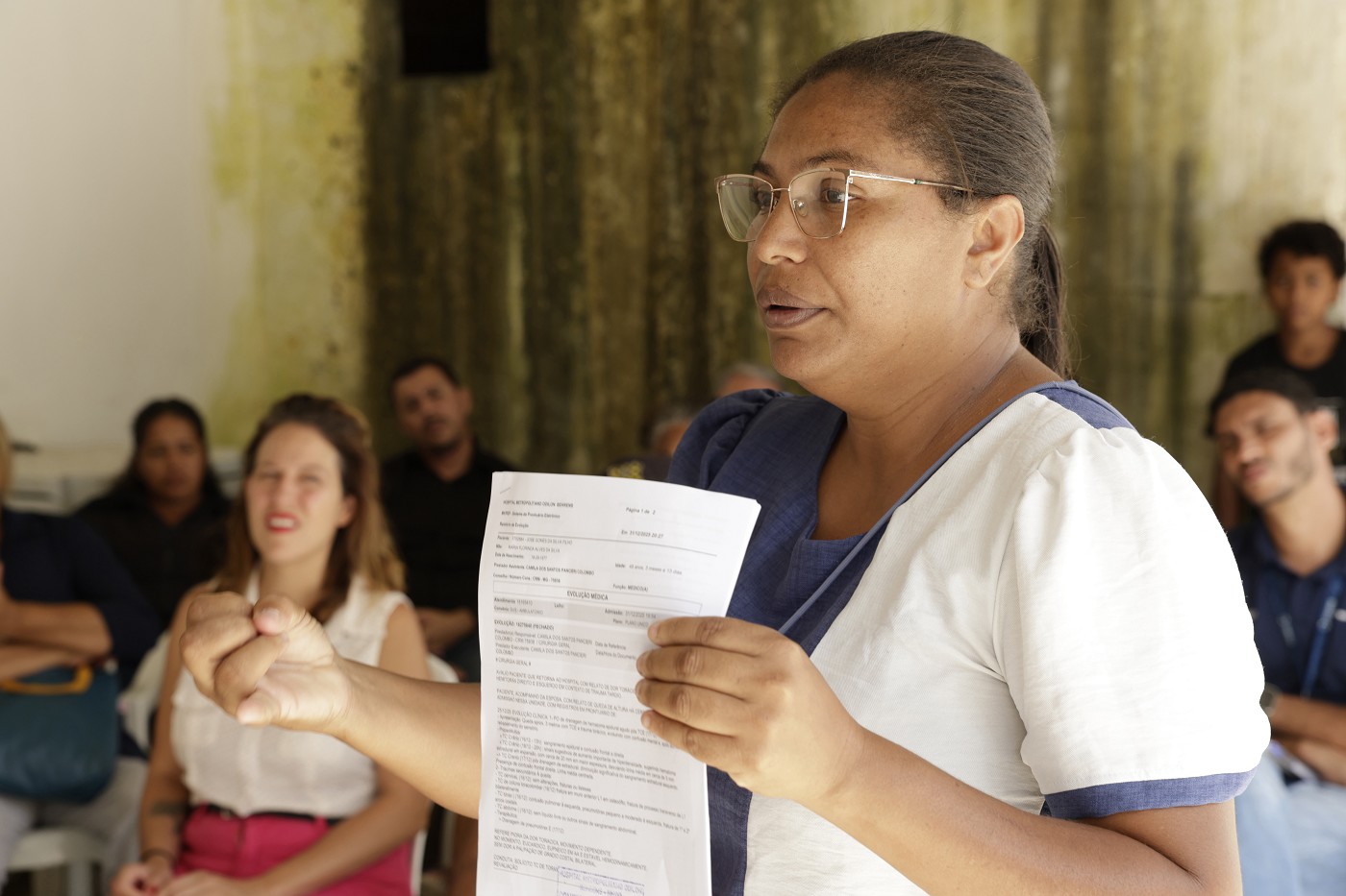 Comissão de Direitos Humanos - visita à Ocupação Vitória