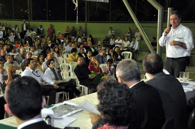 A audiência pública foi realizada na Escola Estadual Professor Guilherme Hallais França, em Vespasiano
