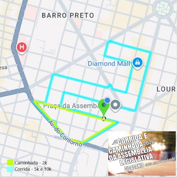 Corrida da Assembleia - Cidadania em movimento: faça a sua inscrição