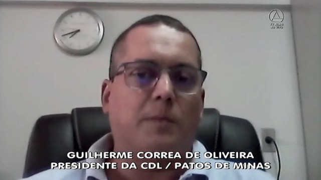 O presidente da CDL de Patos de Minas defendeu uma redução de impostos permanente em Minas