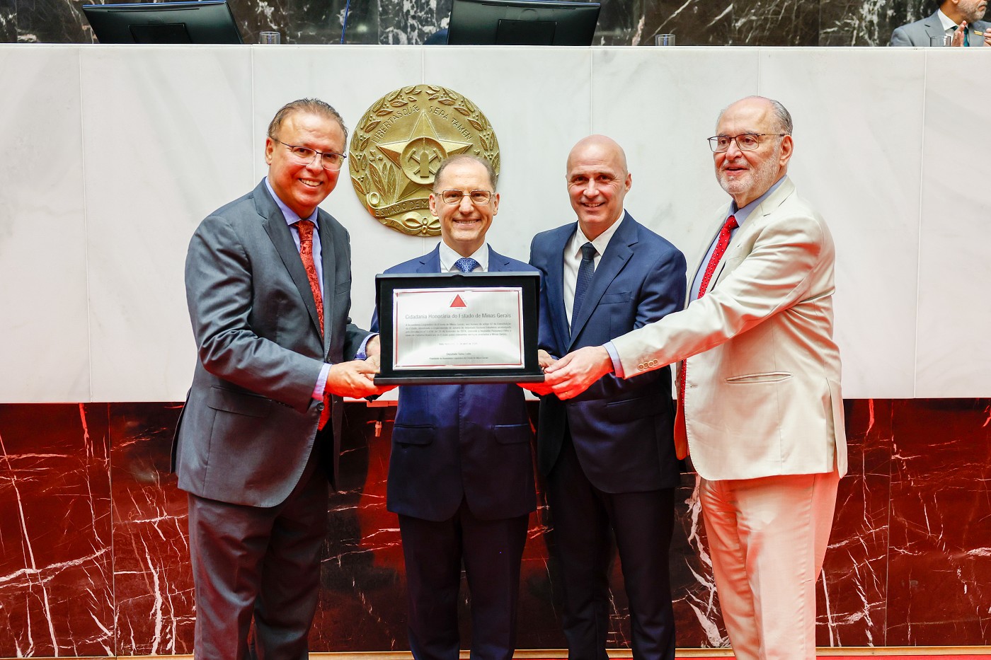 Reunião Especial de Plenário: entrega de título de Cidadão Honorário a diretor-presidente da Cemig