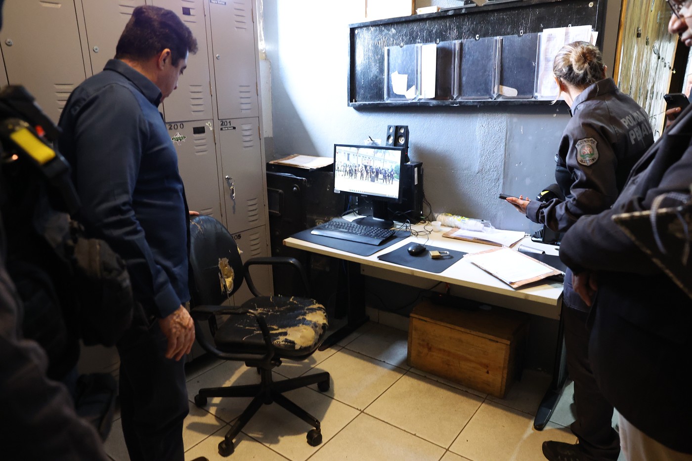 Comissão de Segurança Pública - visita ao presídio de Bicas II