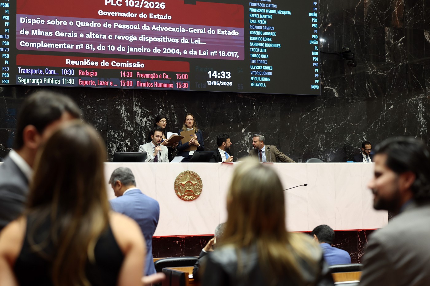 Reunião Ordinária - tarde - análise de proposições