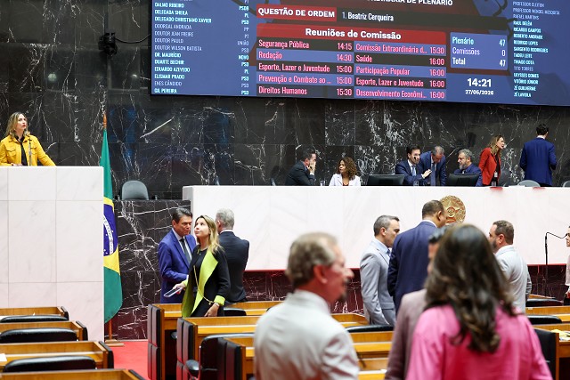 Reunião Ordinária de Plenário - análise de proposições