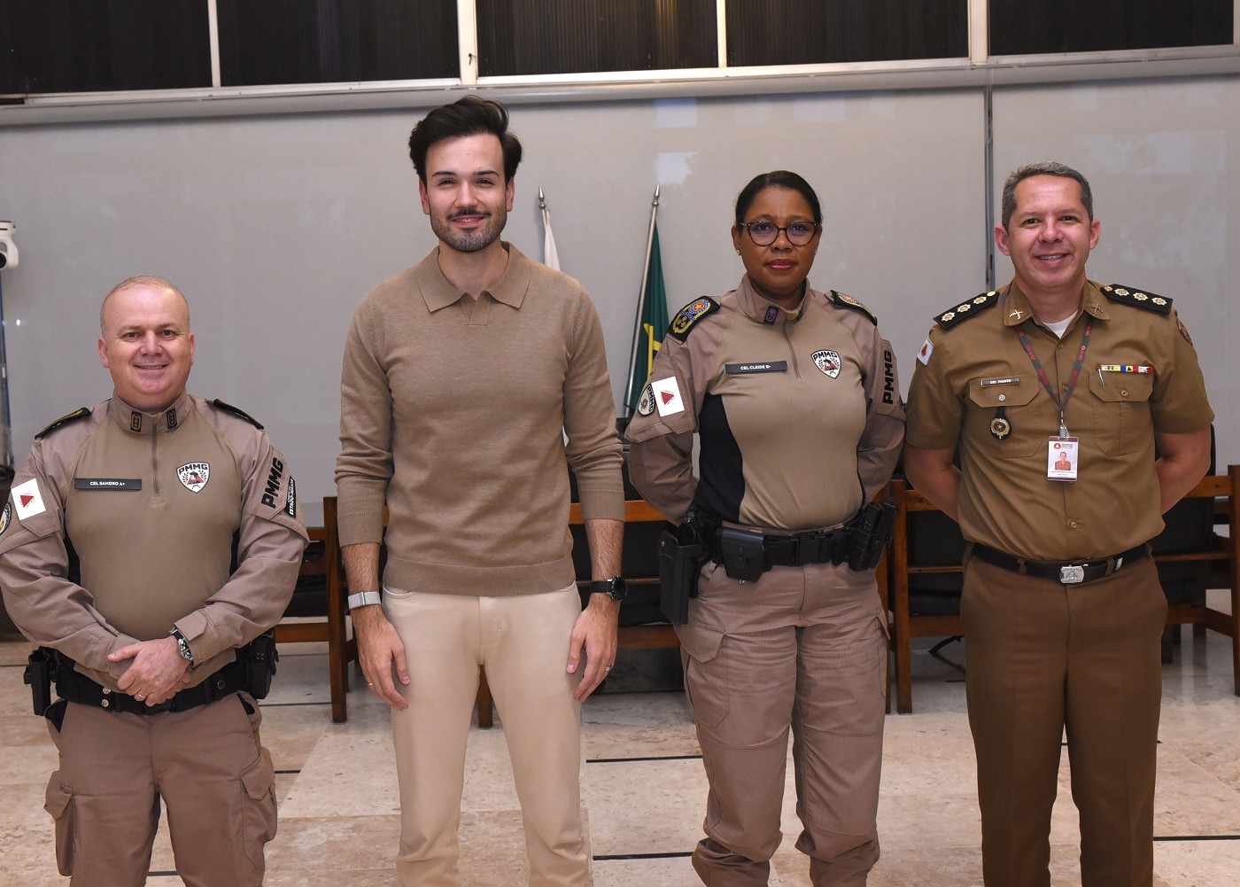 Presidente da ALMG recebe nova comandante-geral da PMMG