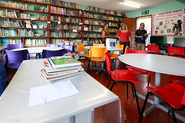 Comissão de Educação, Ciência e Tecnologia - visita a escolas em Coração de Jesus