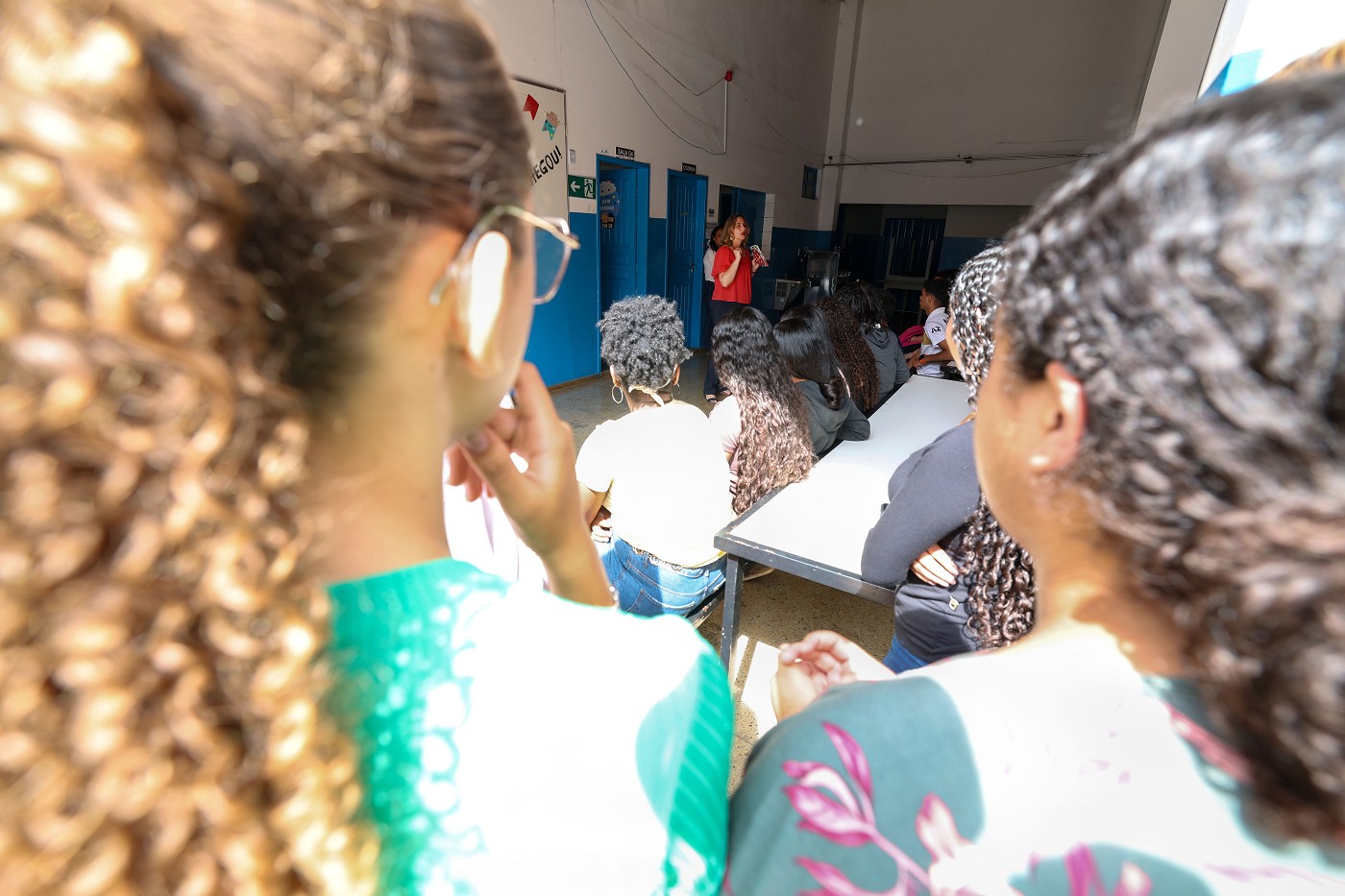 Comissão de Educação, Ciência e Tecnologia - visita a escolas em Coração de Jesus
