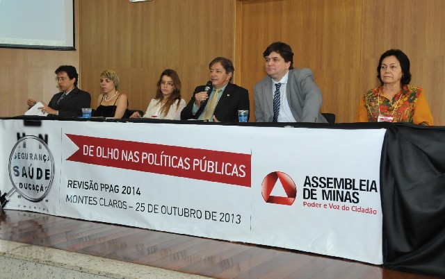 Comissões de Saúde, de Fiscalização Financeira e Orçamentária e de Participação Popular debateram a proposta de revisão do PPAG 2012-2015 em Montes Claros