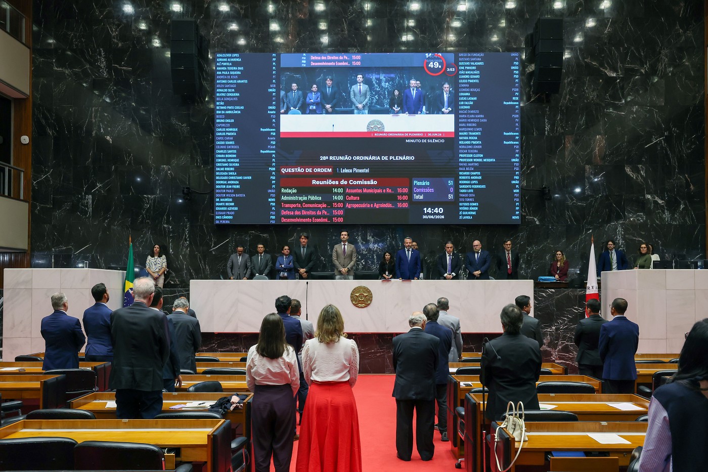 Reunião Ordinária - tarde - análise de proposições