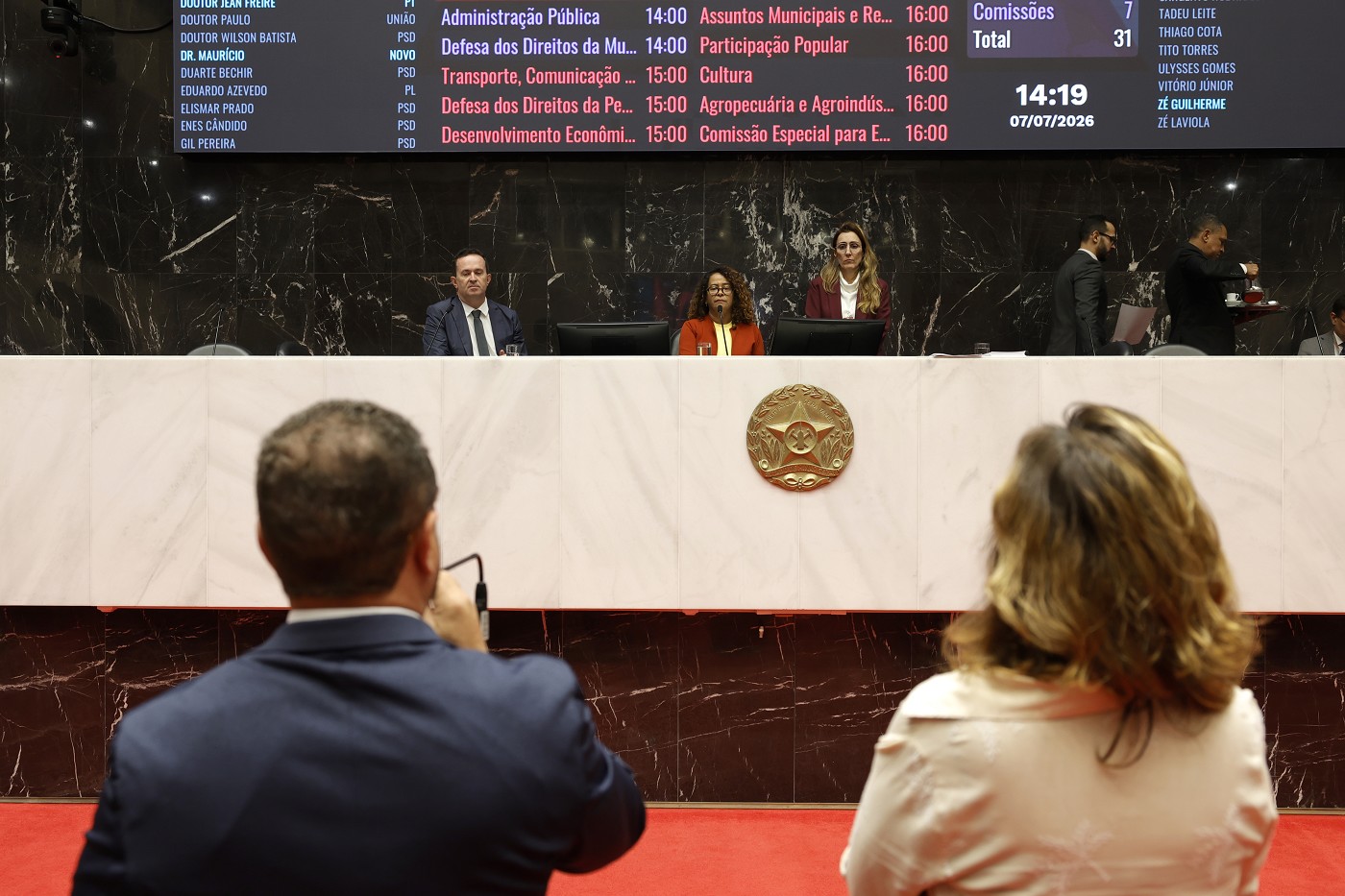 Reunião Ordinária - tarde - análise de proposições