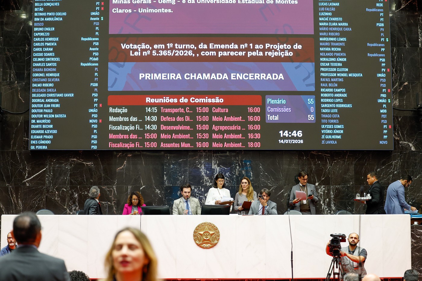 Reunião Ordinária - tarde - análise de proposições