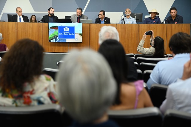 Comissão de Participação Popular - debate sobre o leagado Carlos Dalmo Moreira e Luiz Alcântara, que tiveram seus nomes atribuídos, ao trecho da Rodovia MG-214 e ao trecho da Rodovia MG-451