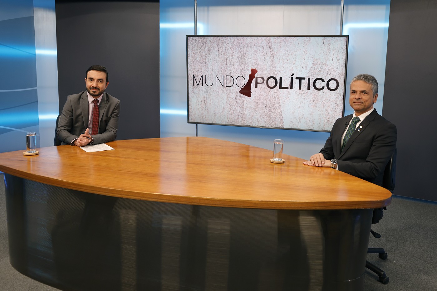 Gravação do programa Mundo Político