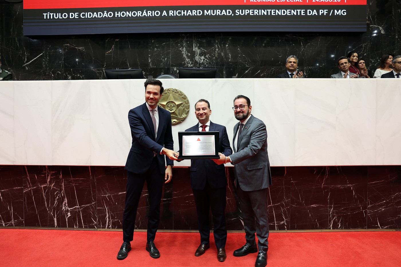 Reunião especial - entrega do título de Cidadão Honorário a Richard Murad Macedo