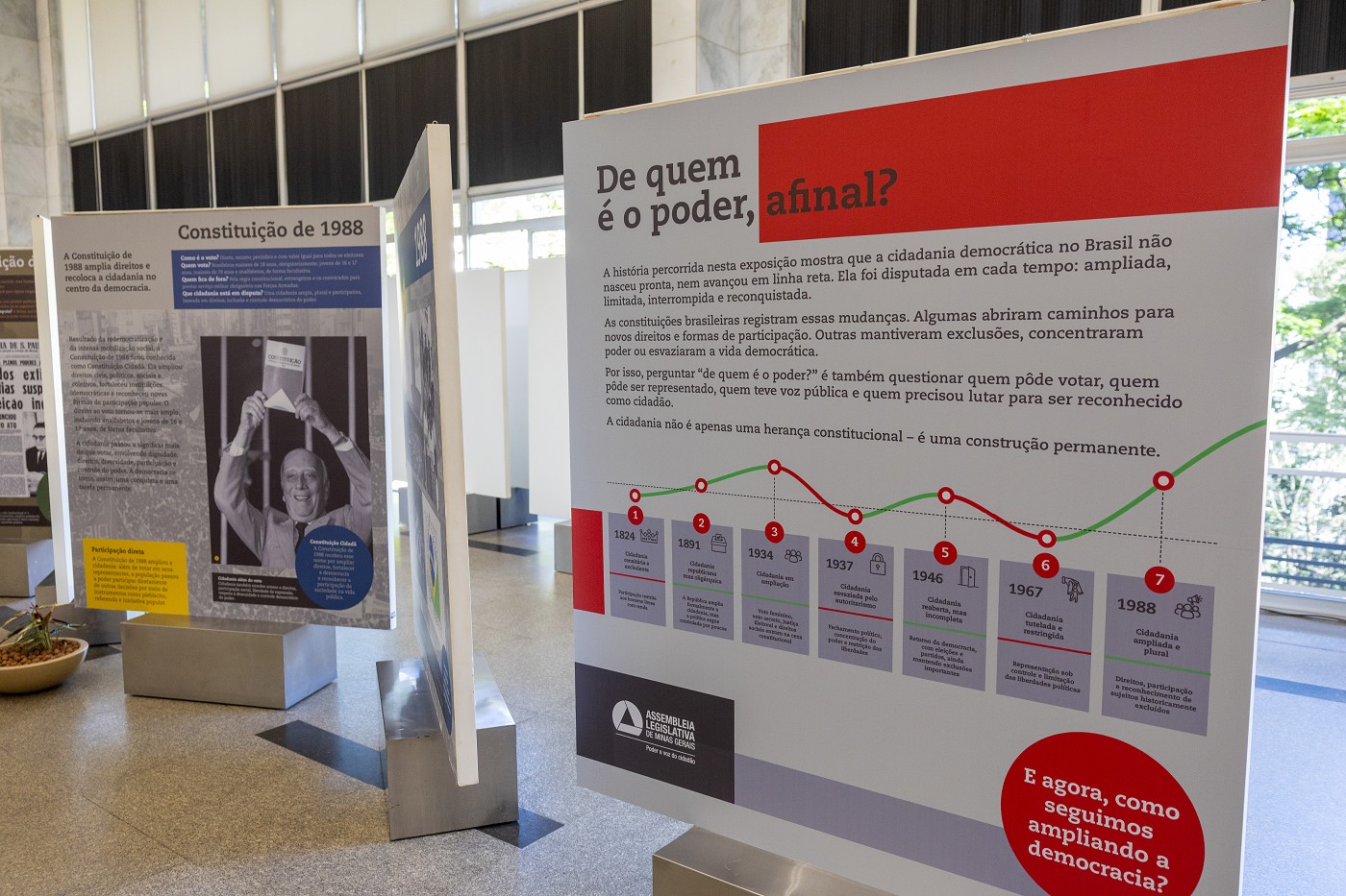Exposição Institucional De quem é o poder? Voto, cidadania e democracia no Brasil