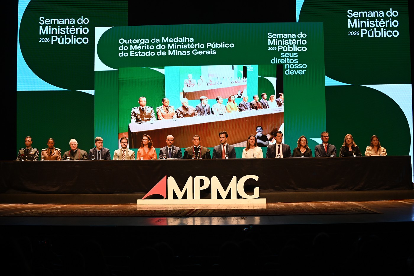 Entrega da Medalha de Honra do Ministério Público de Minas Gerais