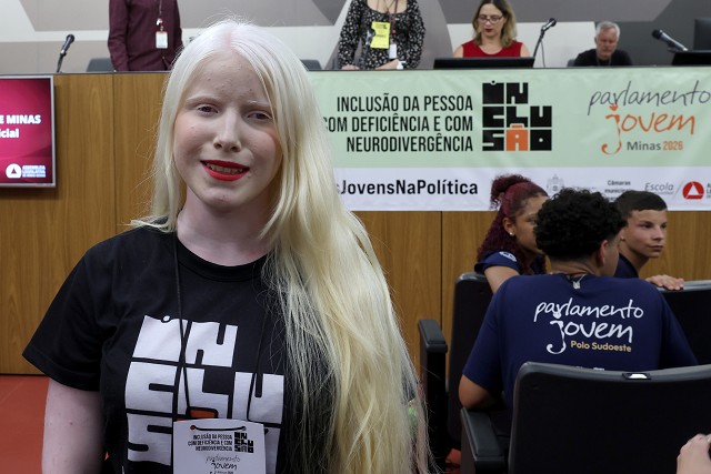 Parlamento Jovem - entrevistas Credenciamento