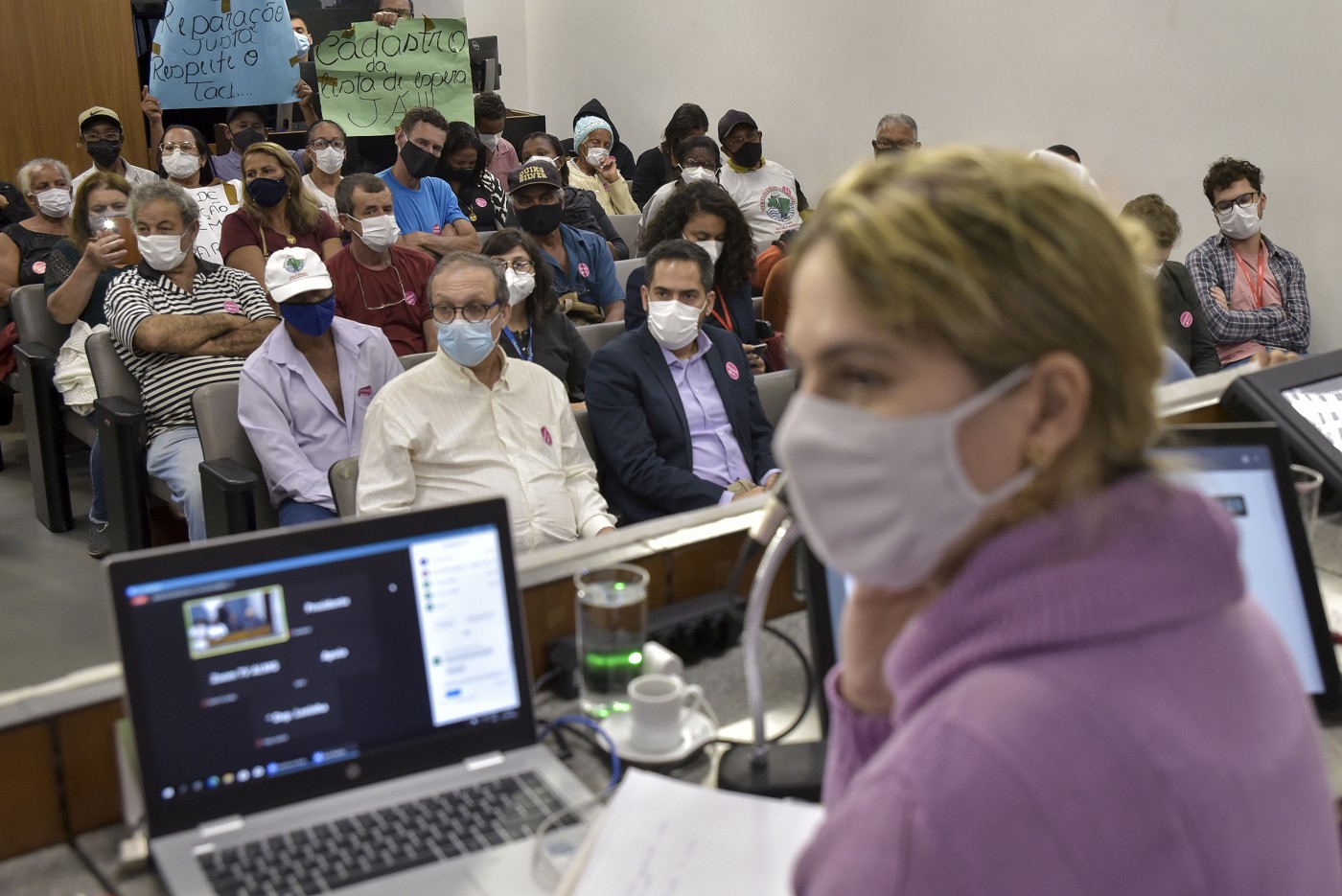 Comissão de Direitos Humanos - debate sobre as violações de direitos sofridas pela população de Itatiaiuçu no contexto de risco iminente de rompimento da barragem da Mina de Serra Azul
